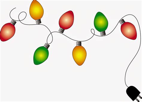 clipart holiday lights|More.